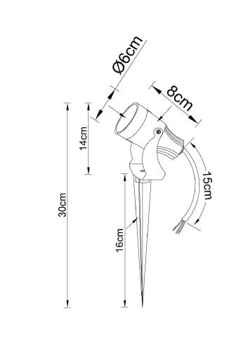 Грунтовый светильник Arte Lamp Elsie (Елсие) A4710IN-1BK - фото 5