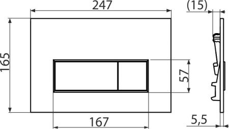 Инсталляция для унитаза Alcadrain  AM101/1120-4:1 RU M578-0001