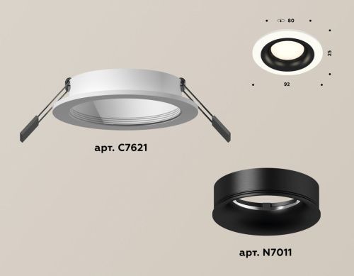 Светильник встраиваемый Ambrella Light Techno (Тецхно) XC7621002 - фото 2