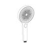 Душевая лейка Tokito Mizu TOK-MIZU-1020BL цвет черный