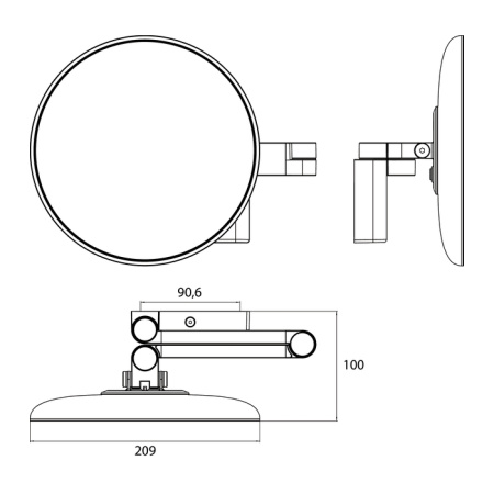 Косметическое зеркало Emco Kosmetikspiegel 1095 133 30