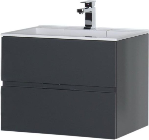Тумба с раковиной Aquanet Алвита 00213093 70х45х53,1 подвесная - фото 4