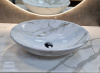 Раковина из санфаянса CeramaLux D1147-505(340) 52х34 накладная цвет мрамор