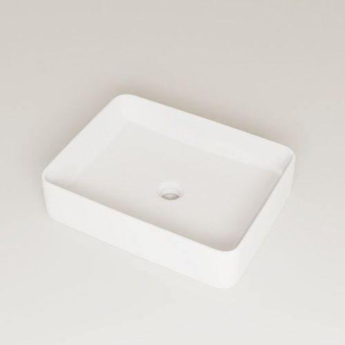 Раковина из сантехнического фарфора IDDIS Slide SLIWM02i27 36х47 накладная цвет белый без отверстий под смеситель - фото 4