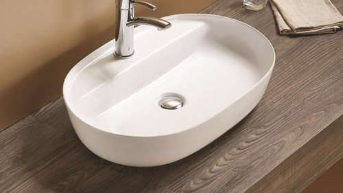 Раковина CeramaLux 82 см 78325MDH накладная цвет серый матовый - фото 3