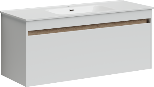 Тумба под раковину Sancos Smart SM120-1W 119х45х50 настенная - фото 2