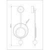 Светильник настенный Arte Lamp Polaris (Поларис) A2604AP-7BK