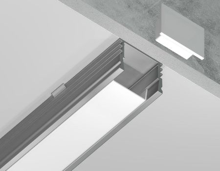 Алюминиевый накладной профиль Ambrella Light Alum Profile (Алум Профиле) GP1750AL