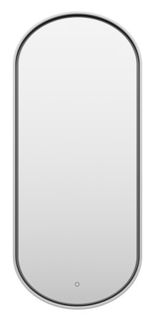 Зеркало с подсветкой Brevita Saturn SAT-Dro1-050-platinum 50х120 подвесное
