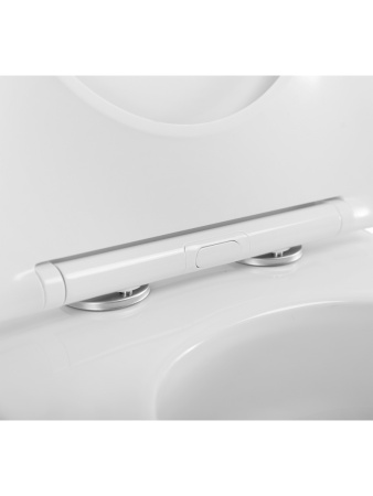 Унитаз приставной BelBagno SFERA-R BB2141CB-TOR/SC белый с сиденьем микролифт безободковый смыв торнадо