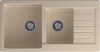 Кухонная мойка Granfest Practik P-980KL кашемир 98х50 цвет бежевый поверхность матовая