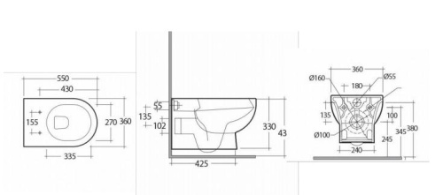 Чаша унитаза подвесная Kerama Marazzi BUONGIORNO BG.Pro.wc.02 цвет белый - фото 2