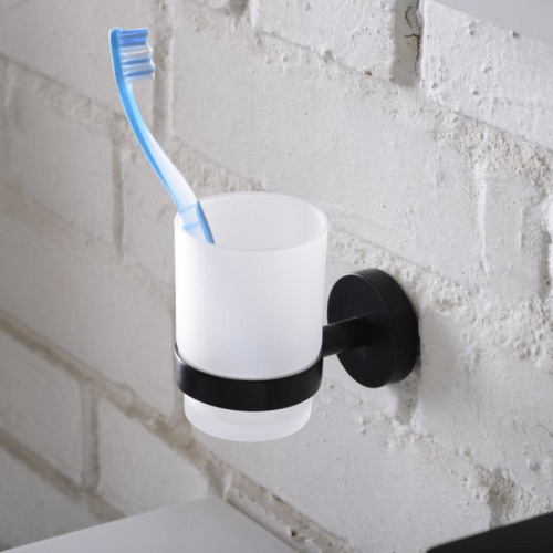 Стакан Sapho X-ROUND BLACK XB900 - фото 2