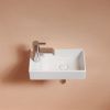 Раковина из сантехнического фарфора Ceramica Nova ELEMENT CN6051R 40х20 подвесная цвет белый 1 отверстие под смеситель