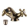 Смеситель LeMark Vintage LM2808B на биде бронза