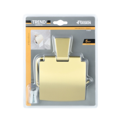 Бумагодержатель Fixsen Trend gold FX-99010 - фото 2
