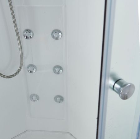 Душевая кабина Timo Standart T-5502LГ/М-T-CT55-T-CH/C 120х85 асимметричная с крышей ориентация левая