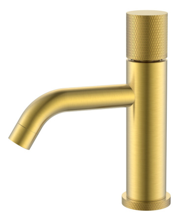 Смеситель Boheme Stick 121-MG.2 на раковину золото матовое