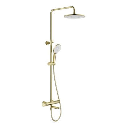 Душевая стойка Splenka S223.26.03 настенная цвет золото с термостатом