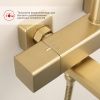 Душевая стойка Raglo R22 R22.26.03 настенная цвет золото с термостатом