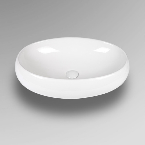 Раковина Bond Oval 61 см S58-600 накладная цвет белый глянцевый - фото 2