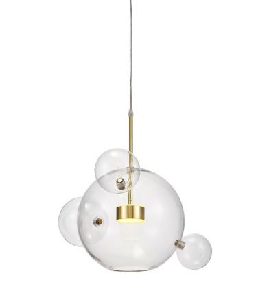 Светильник подвесной Lumina Deco Neroni (Нерони) LDP 6016-3+1 GD