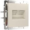 Розетка двойная Ethernet RJ-45 Werkel 4690389192289