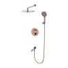 Душевая система Wonzon & Woghand STICK WW-88929010-RG встраиваемая в стену цвет золото с термостатом