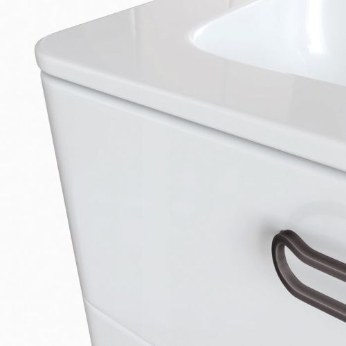 Тумба с раковиной IDDIS Brick BRI60WFi95K 60х47х81 напольная цвет белый - фото 5