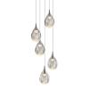 Светильник потолочный Delight Collection Stilla (Стилла) MD24001004-5A chrome/clear