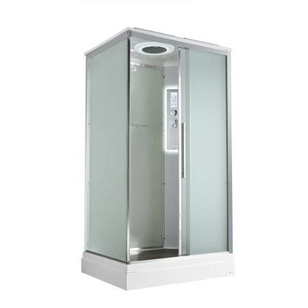 Душевая кабина AvaCan KD KD2912LED 120х90 прямоугольная с крышей ориентация универсальная