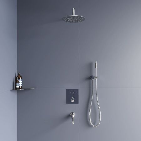 Душевая система RGW Shower Panels 511408370-01 встраиваемая в стену цвет хром