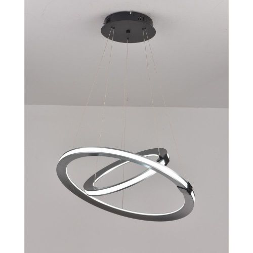 Люстра подвесная iLedex Vision (Висион) 9225-8+5SD GR+BK - фото 4