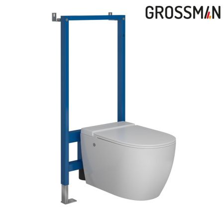 Инсталляция + унитаз Grossman 901.5502.01.000 белый