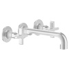 Смеситель для раковины Gessi Inciso 58190#031 встраиваемый в стену хром (внешняя часть)