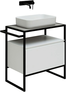 Тумба под раковину Allen Brau Priority 1.31001.WM 70х45х75 напольная цвет белый