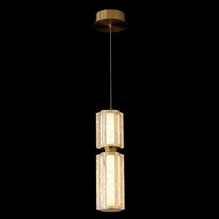 Светильник подвесной Crystal Lux Antique (Антикуе) ANTIQUE SP23W LED BRASS