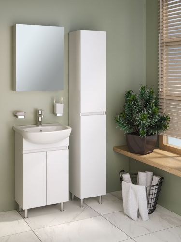 Зеркало-шкаф RUNO ЛАДА 00-00001158 50х65 подвесной цвет белый - фото 3