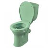 Унитаз-компакт напольный с бачком Santeri Виктория 1P3016S0400BF зеленый с сиденьем каскадный смыв