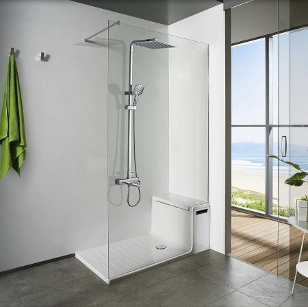 Душевая стойка ALMAes Tena TVZ-1826 настенная цвет хром