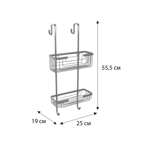 Полка для душевой кабины Fixsen FX-854B-2 - фото 3