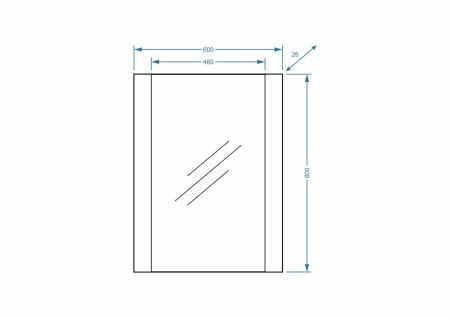 Зеркало Stella Polar Фаворита SP-00000165 60х80