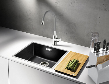 Смеситель для кухни AQG WOLLOBY 05WOL570GR на столешницу хром/серый