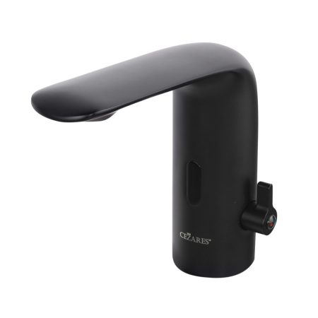 Смеситель Cezares VAGUE VAGUE-ELS-NOP-W0 на раковину черный матовый