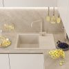 Кухонная мойка Misty Titan TIT-65х51-02 65х50 цвет бежевый поверхность матовая