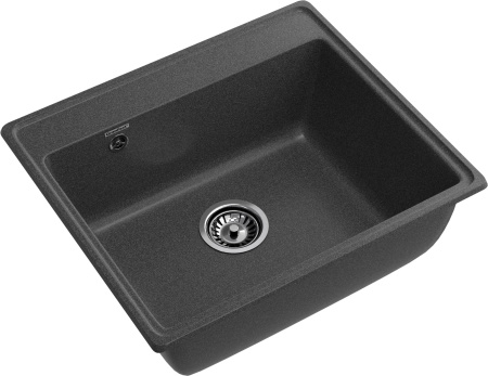 Кухонная мойка Granfest Vertex V-580 графит 58х50 цвет графит поверхность матовая