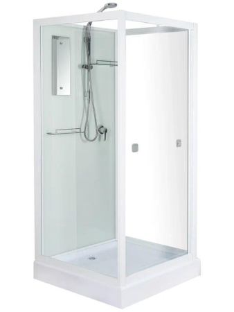 Душевая кабина River MOERO 10000002981 80х80 прямоугольная без крыши ориентация универсальная