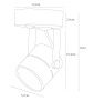 Спот Arte Lamp Mizar (Мизар) A1311AP-1WH