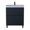 Тумба под раковину Uperwood Tanos 291120332 70х50 напольная цвет черный