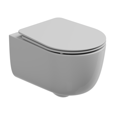 Чаша унитаза подвесная GSG Ceramic Design Hit! HIWCSO000 цвет белый без сиденья безободковая смыв торнадо